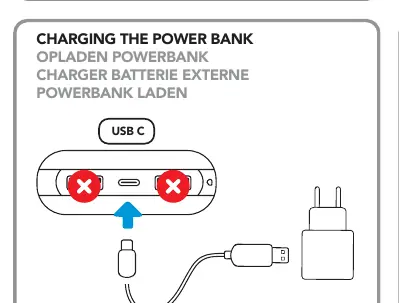 Ładowanie powerbanku przez port USB-C