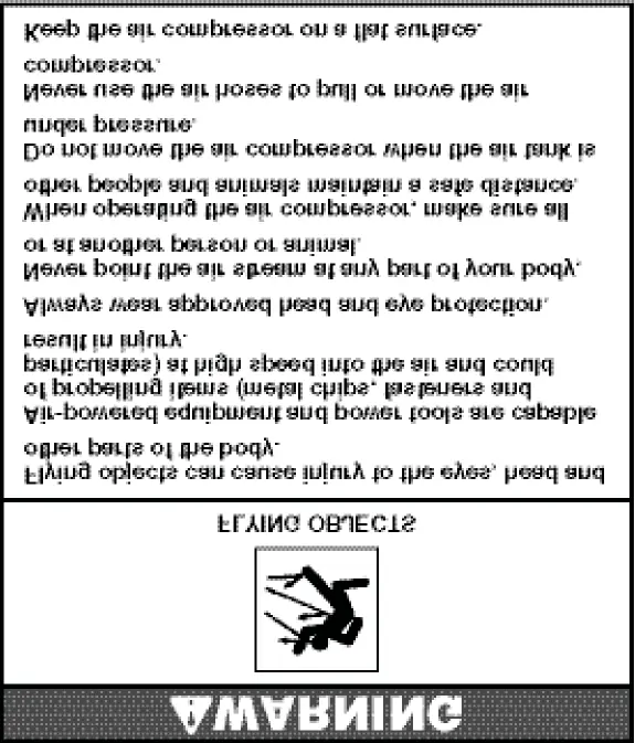Ustaw kompresor na płaskiej powierzchni.