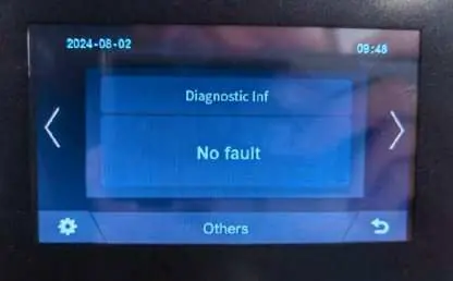 Ekran diagnostyki błędów