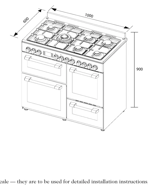 Schemat techniczny z wymiarami