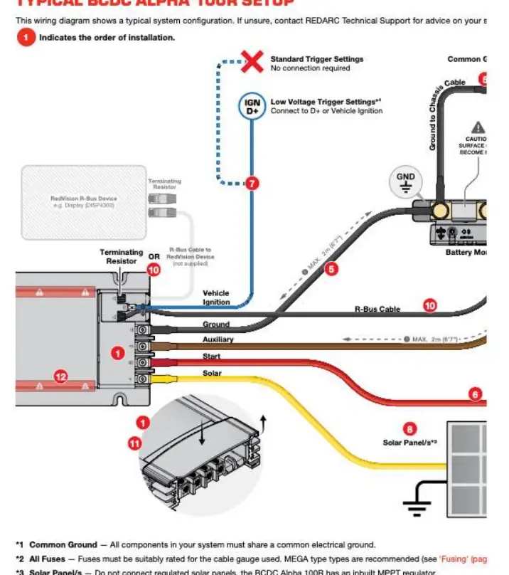 Typowy schemat połączeń systemu