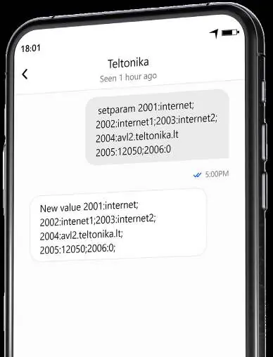 Przykład komendy SMS