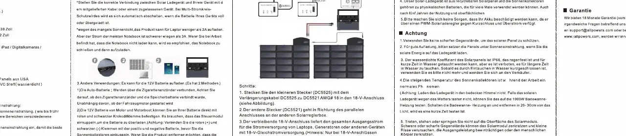 Schemat łączenia paneli