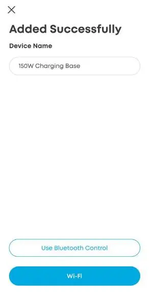 Ekran dodawania urządzenia w aplikacji