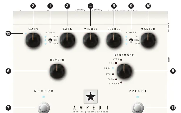 Panel przedni AMPED 1