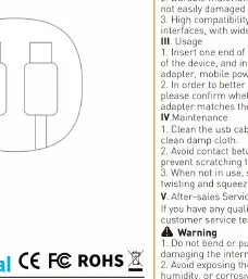 Schemat budowy kabla USB-C