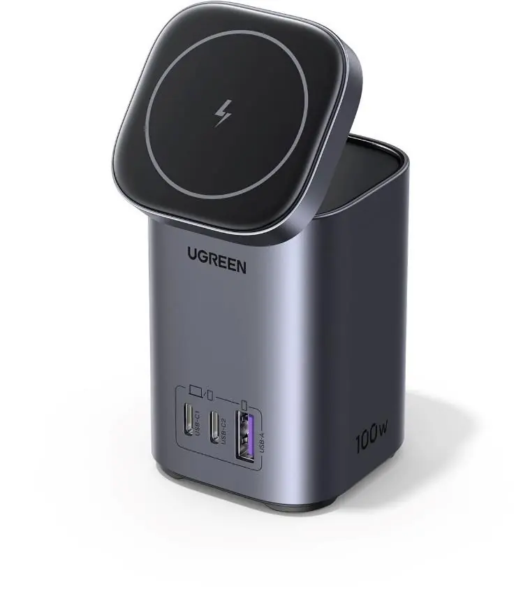 Ładowarka biurkowa Ugreen 100W 2 w 1 GaN