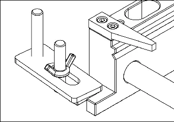 Zabezpieczanie nóg imadła za pomocą zacisków (Hold-Down Clamp)