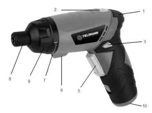 Schemat budowy wkrętarki Fieldmann FDS 10150-A