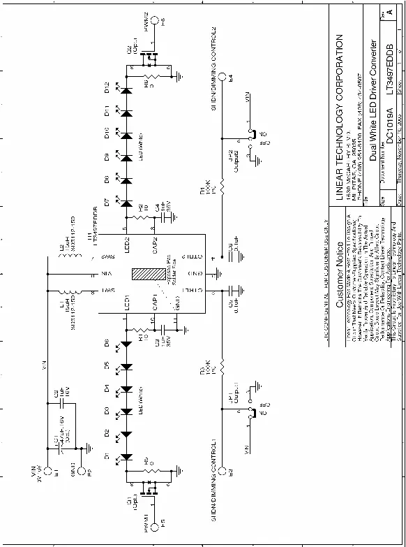Schemat ideowy układu demonstracyjnego 1019A