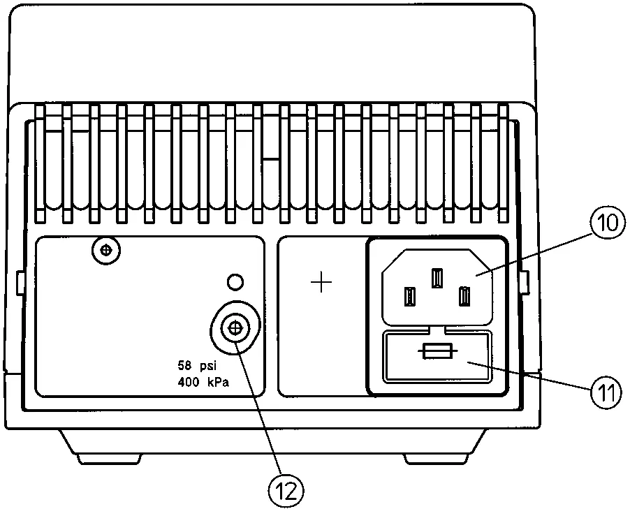 Panel tylny stacji WAD 101