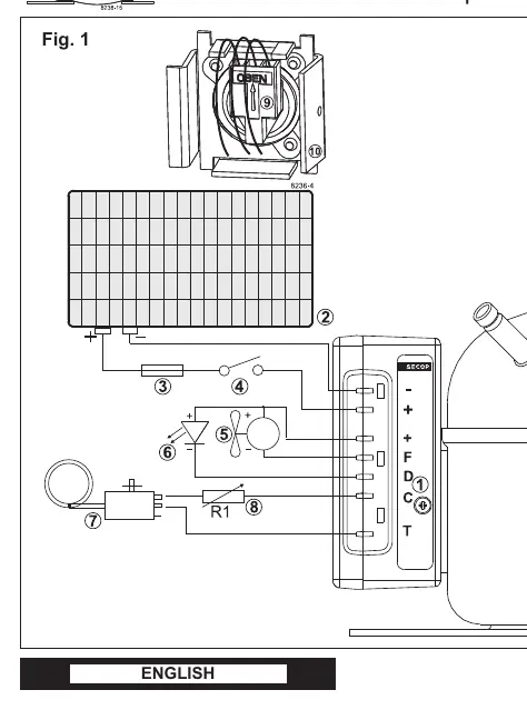 Schemat połączeń elektrycznych modułu 101N0400
