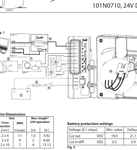 Schemat połączeń elektrycznych modułu