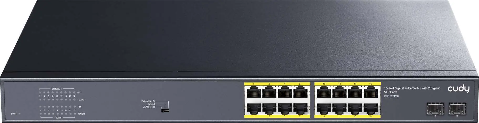 Panel przedni switcha Cudy GS 1020PS2