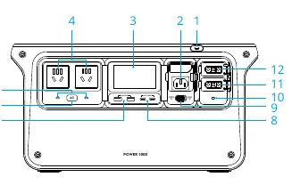 Panel przedni DJI Power 1000