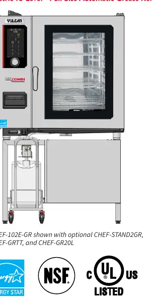 Piec Vulcan Chef'sCombi 102E-GR
