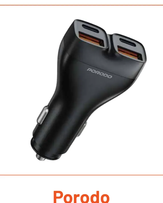 Ładowarka samochodowa Porodo DualPower 102W