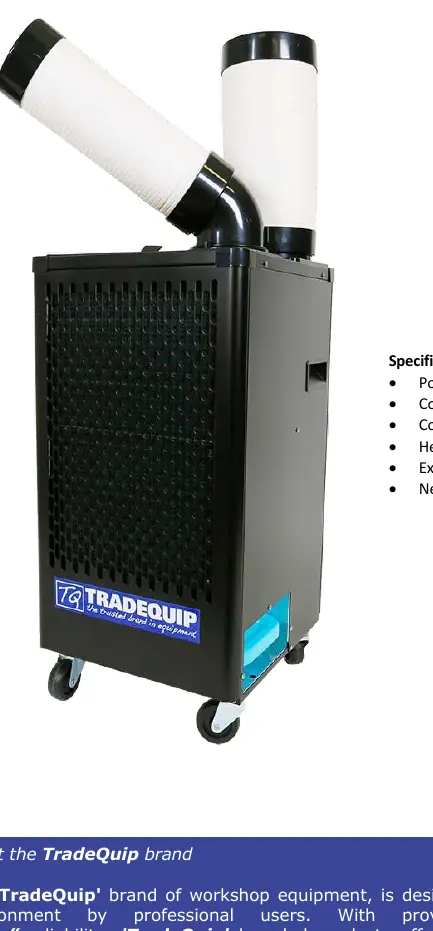 Przenośny klimatyzator TradeQuip 1031T