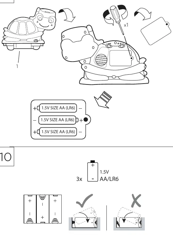 Instalacja baterii w pianinie