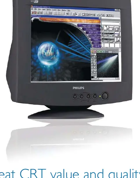 Monitor CRT Philips 105G78