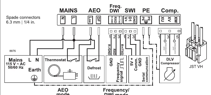 Schemat połączeń elektrycznych