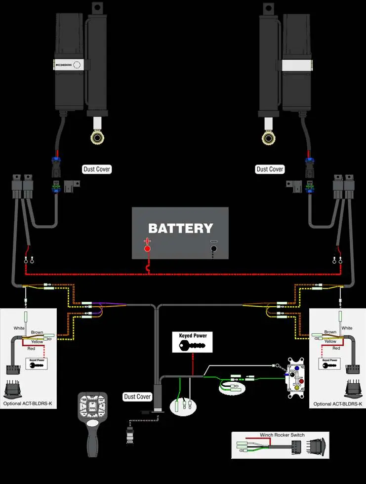 Schemat połączeń elektrycznych systemu