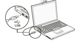 Podłączanie do portu USB