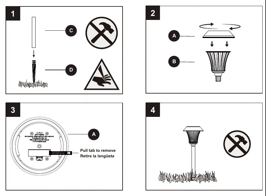 Kroki instalacji lampy solarnej