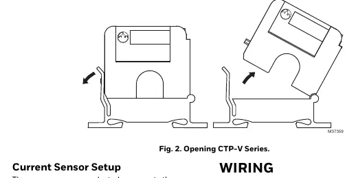 Otwieranie czujnika serii CTP-V