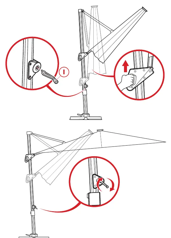 Montaż korby i otwieranie czaszy