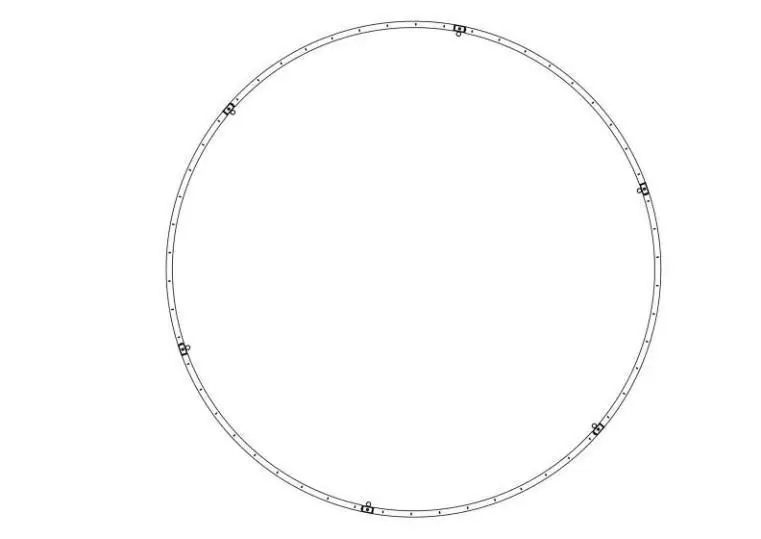 Łączenie elementów górnej ramy z łącznikiem typu T