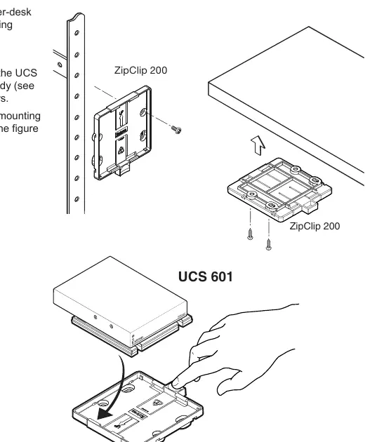 Instalacja uchwytu ZipClip 200