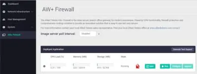 Panel AW+ Firewall