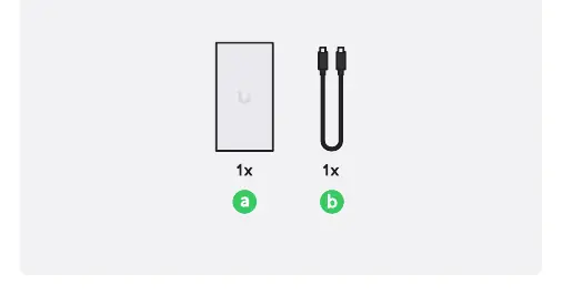 Zawartość zestawu: adapter oraz kabel USB-C