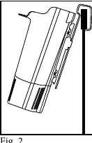 Mocowanie filtra na krawędzi akwarium (Fig. 2)