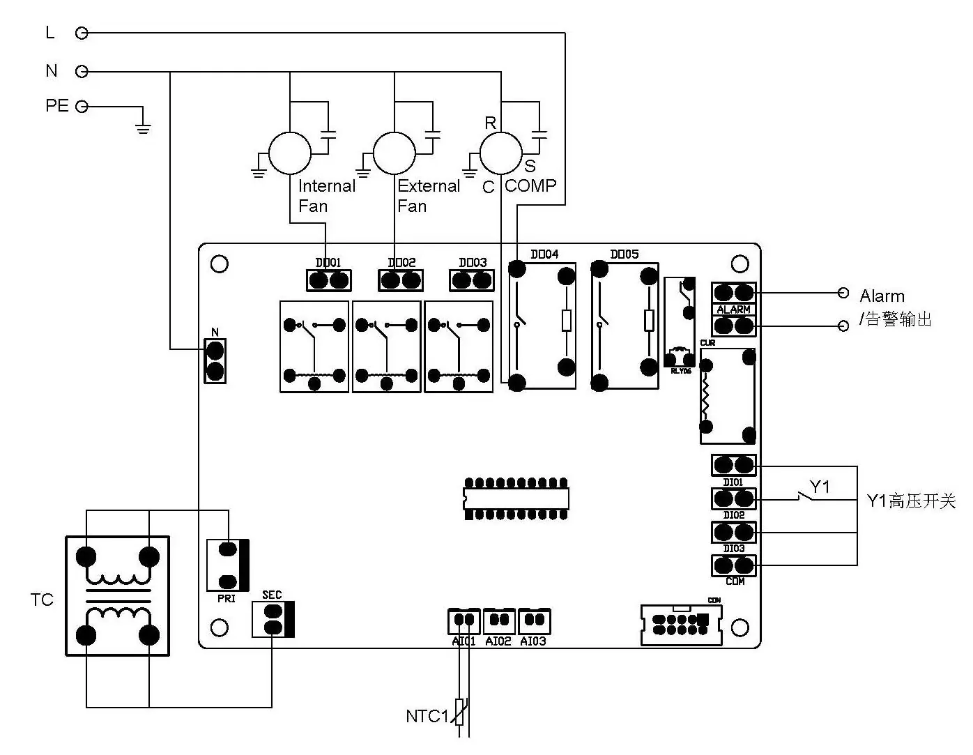 Schemat połączeń elektrycznych