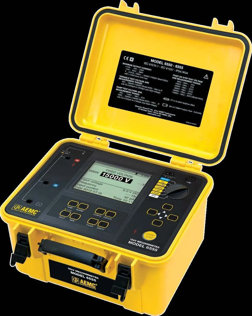 Megaomomierz AEMC 6555
