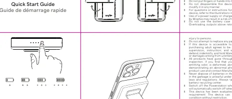 Ładowanie Powerstation i sprawdzanie poziomu baterii za pomocą diod LED