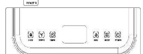 Panel sterowania osuszacza Sealey SDH102.V2