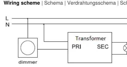 Schemat podłączenia transformatora
