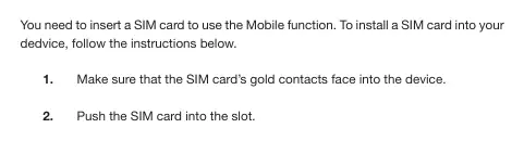 Instalacja karty SIM