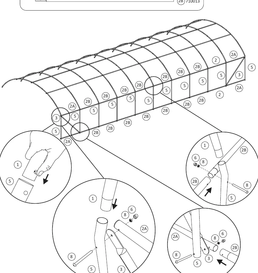 Łączenie łuków (Krok 2)