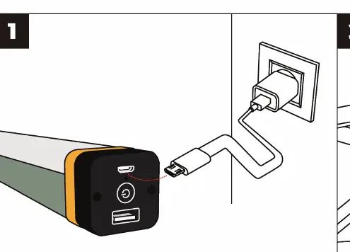 Ładowanie lampy LED
