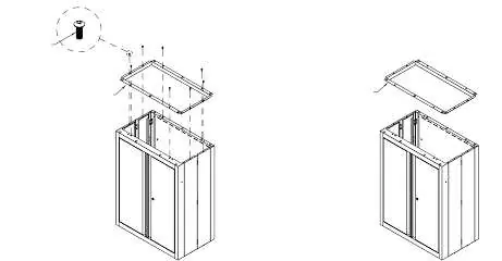 Montaż szafki typu stacking