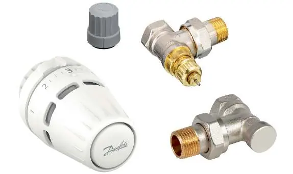 Elementy zestawu zaworu Danfoss Regus