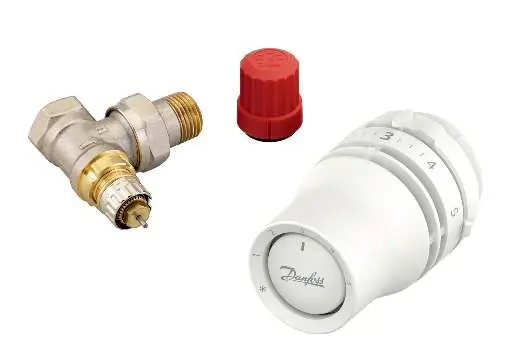 Elementy zestawu Danfoss Redia RA click