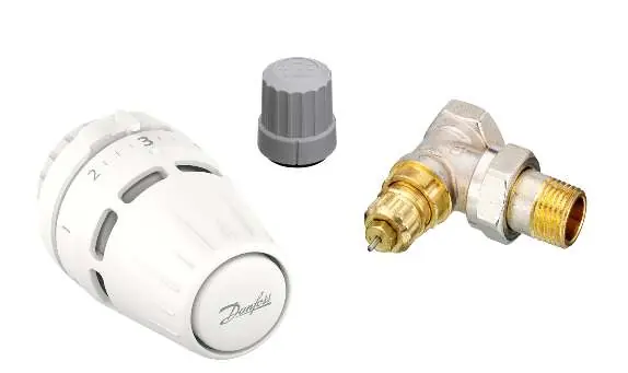 Elementy zestawu Danfoss Regus RA z zaworem RA-FN