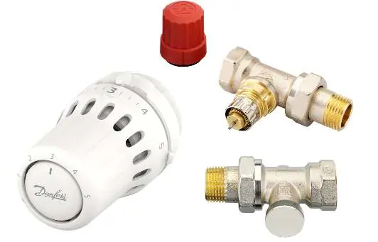 Elementy zestawu Danfoss React RA Click