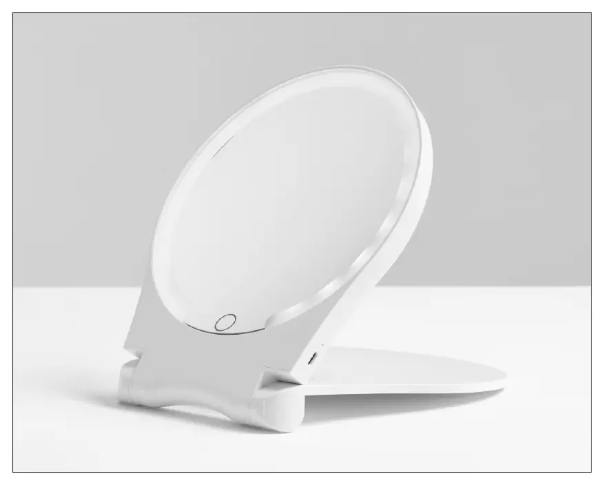 Lusterko podróżne Sharper Image 10X Lighted Folding Travel Mirror