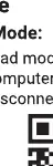 Kody do przełączania między trybem Instant Upload a Storage Mode